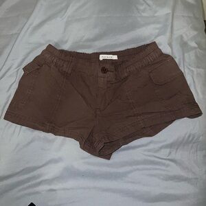 PacSun Brown Cargo Shorts